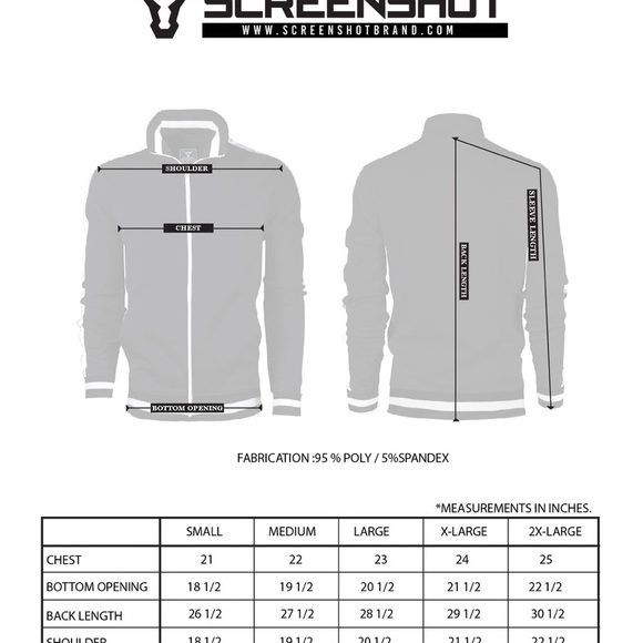 Screenshot 80s Retro Track Jacket Unisex Size Small NWT Slim Fit Streetwear - Picture 3 of 5